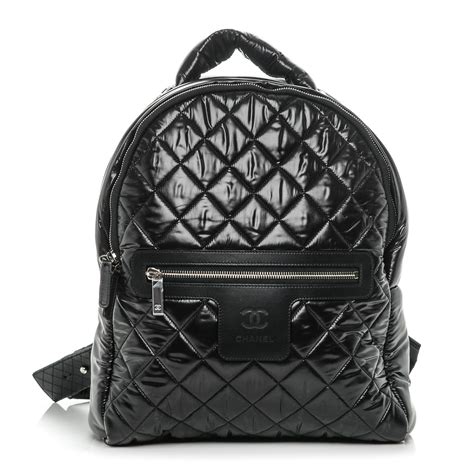 chanel black cocoon backpack|authentic Chanel backpack.